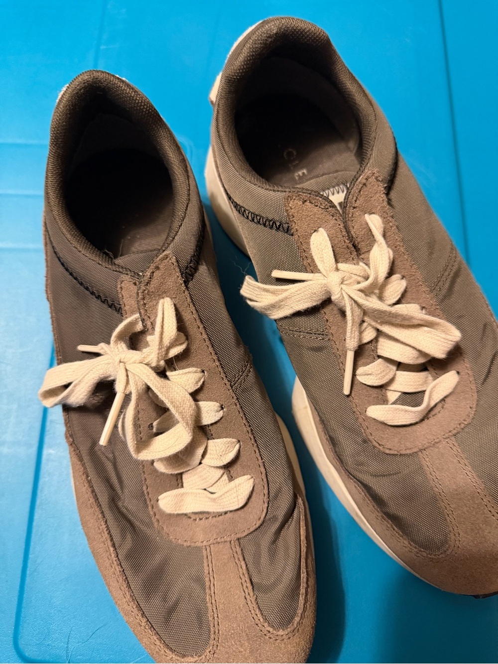 Cole Haan Men's Taupe and Cream Casual Sneakers